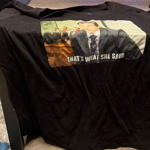 Size 1. The Office Shirt. That’s what she said.